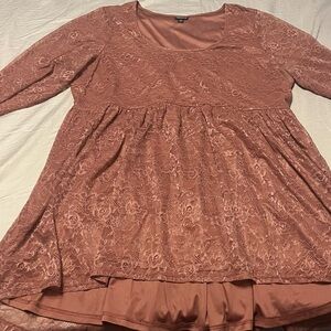 Torrid size 2 Dusty Pink Top